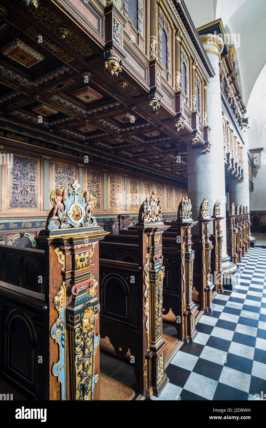 Kapelle im UNESCO World Heritage Site Kronborg Renaissanceschloss, Helsingør, Dänemark Stockfoto