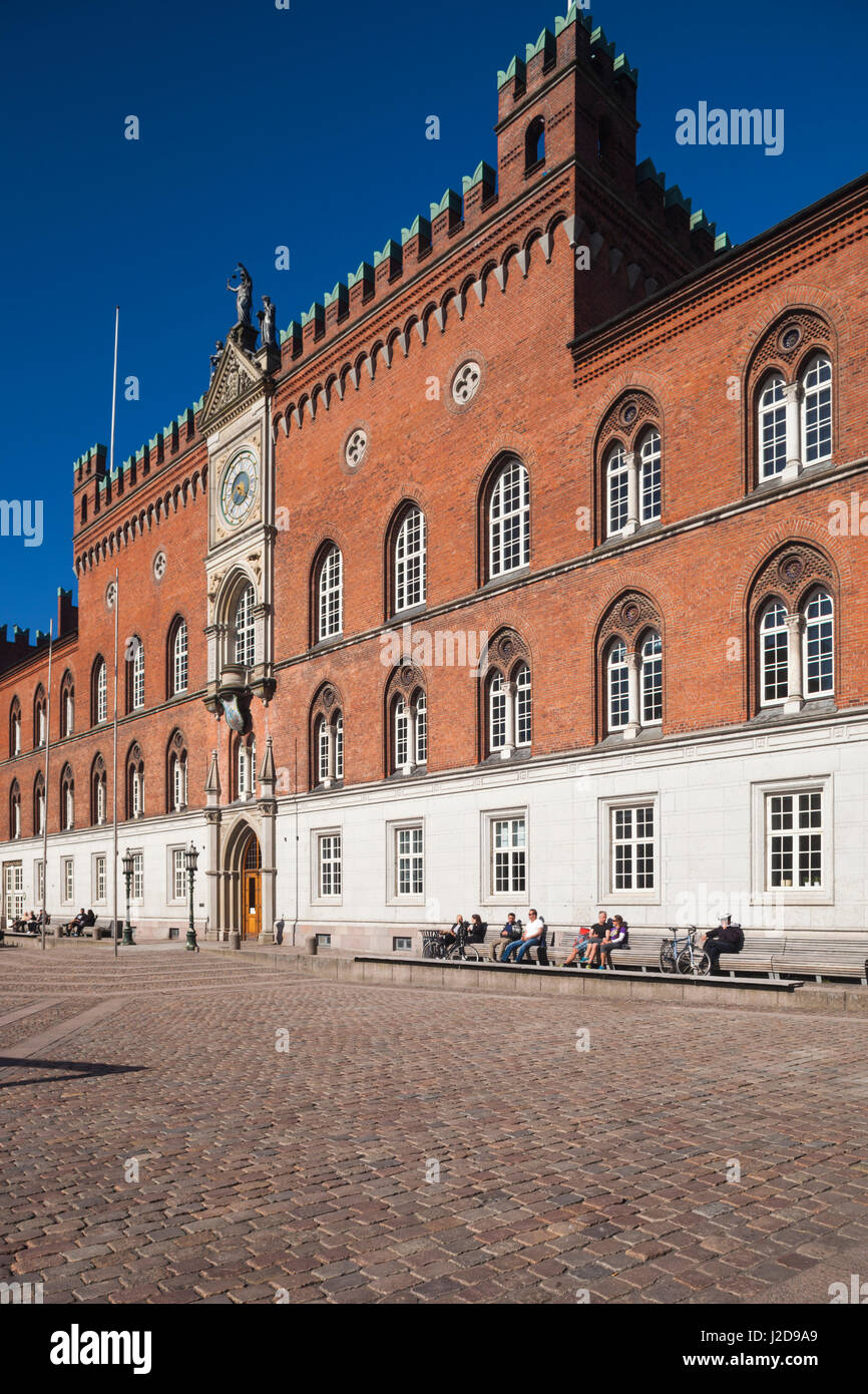 Dänemark, Fünen, Odense, Rathaus Stockfoto