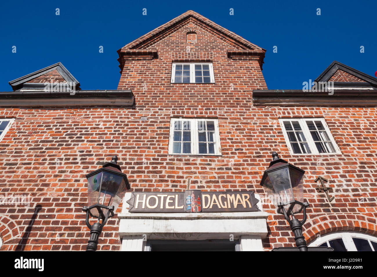 Dänemark, Jütland, Ribe, Hotel Dagmar Stockfoto