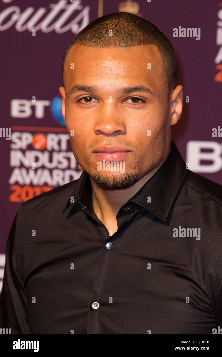 London, UK. 27. April 2017. Chris Eubank Jr. besucht den 16. BT Sport Industry Awards am Battersea Evolution, Battersea Park. Bildnachweis: Bettina Strenske/Alamy Live-Nachrichten Stockfoto