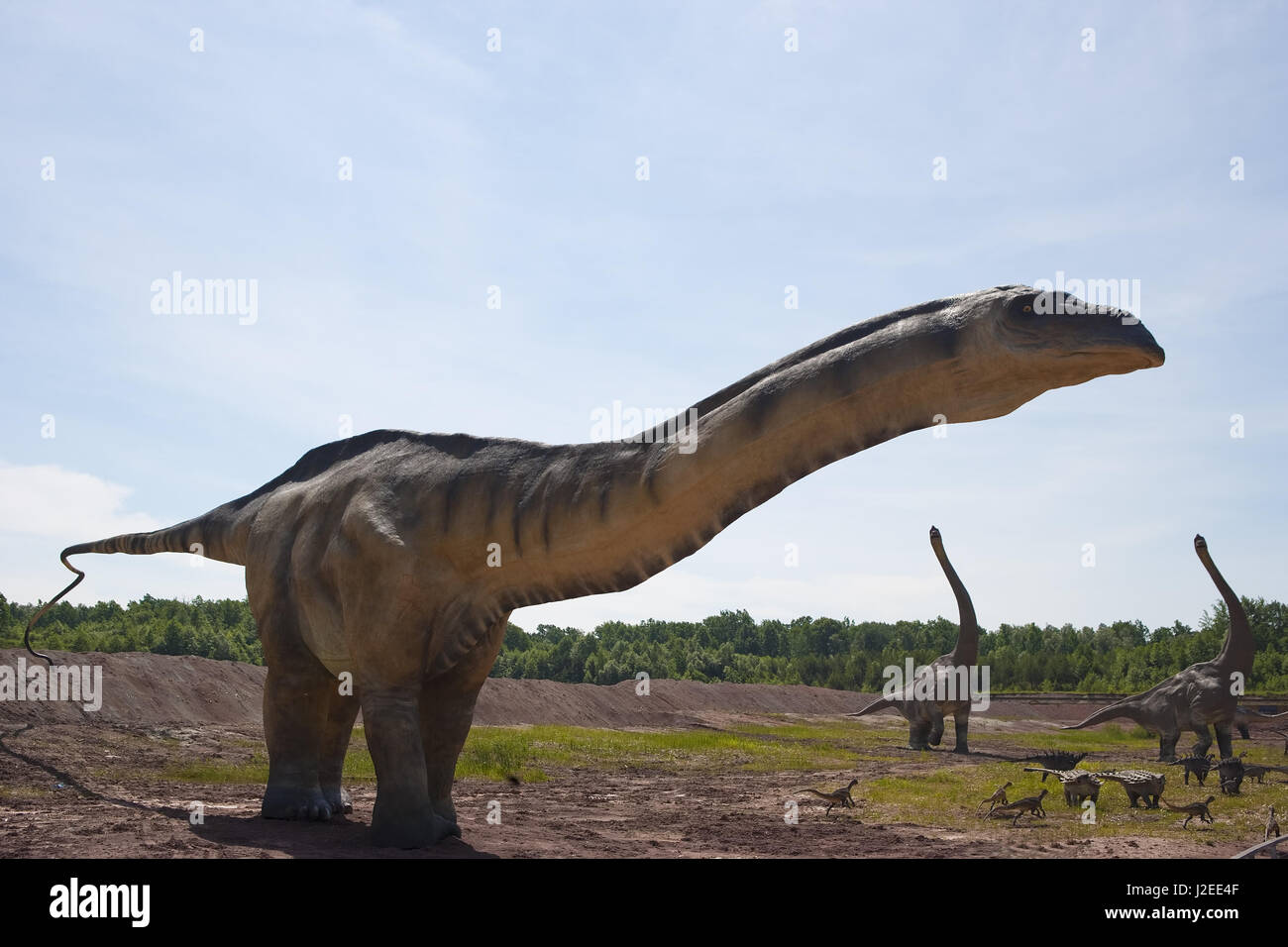 Jurassic Park (Jura-Park) in Krasiejow, Polen Stockfoto