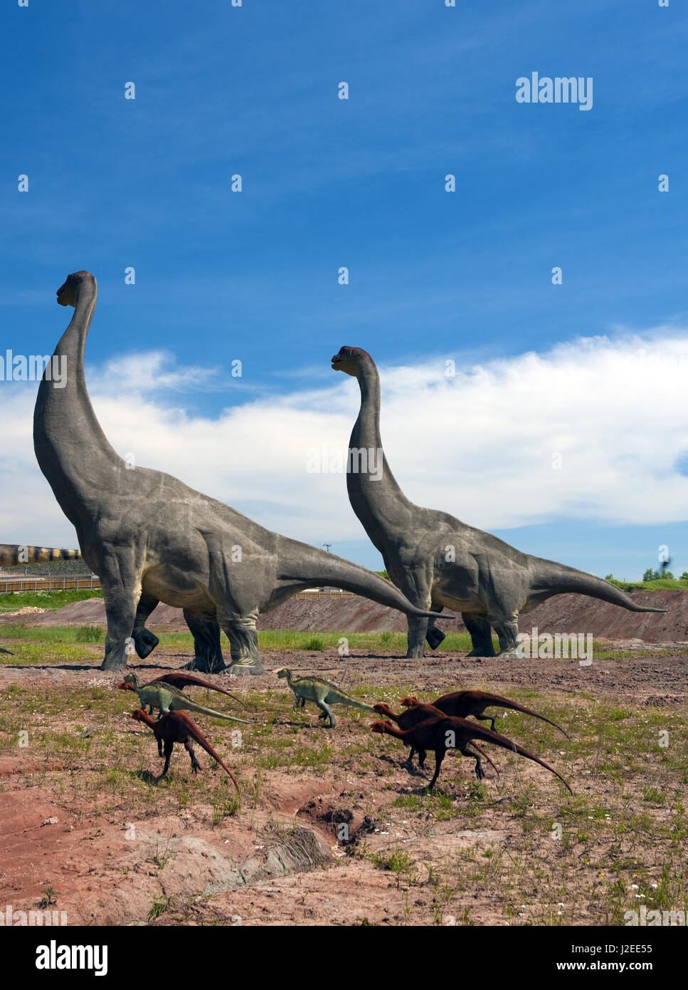 Jurassic Park (Jura-Park) in Krasiejow, Polen Stockfoto