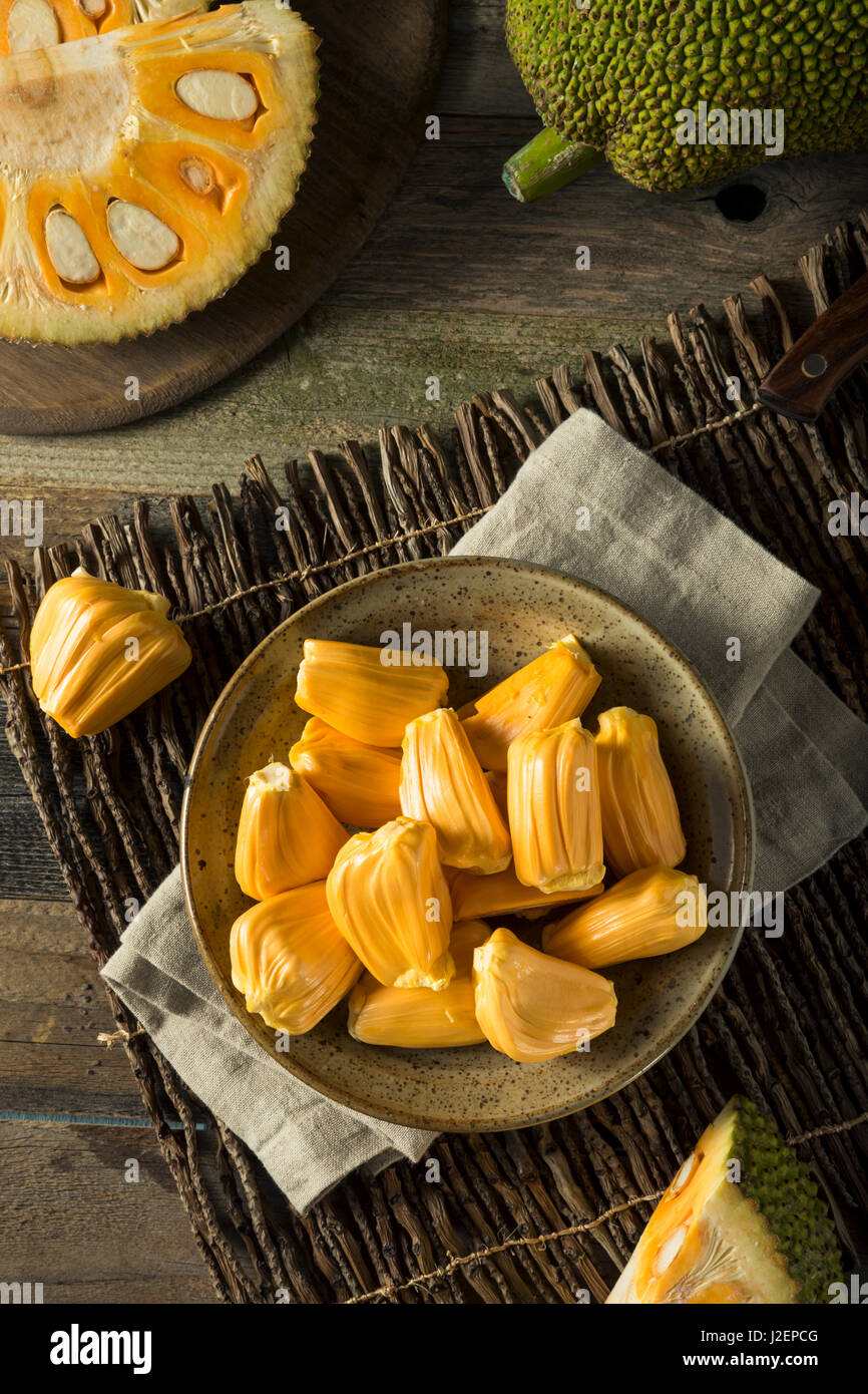 Hausgemachte Bio frische Jackfruit essfertig Stockfoto