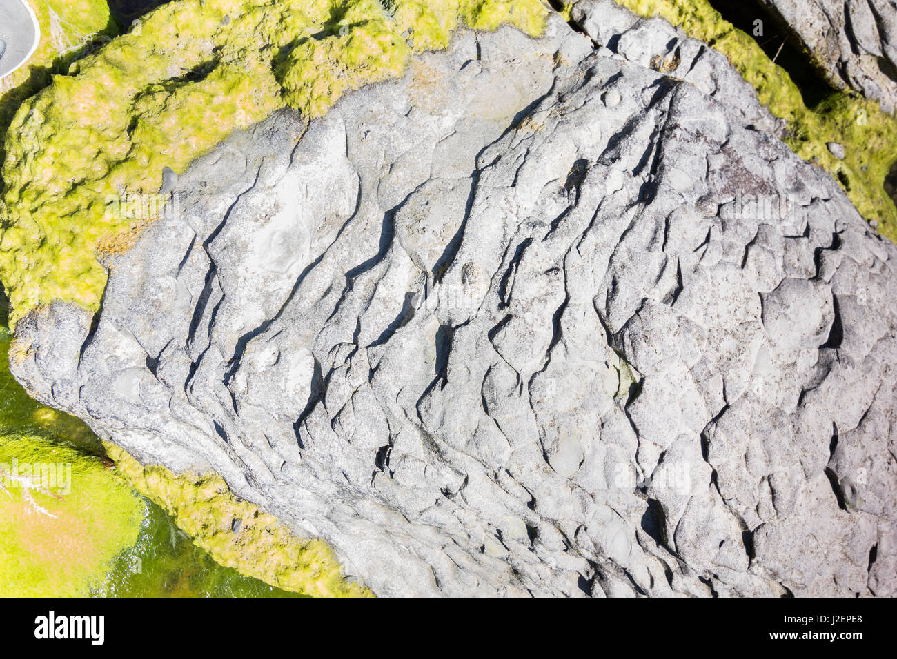 Flysch Textur Detail in der Meerenge von gibraltar Stockfoto
