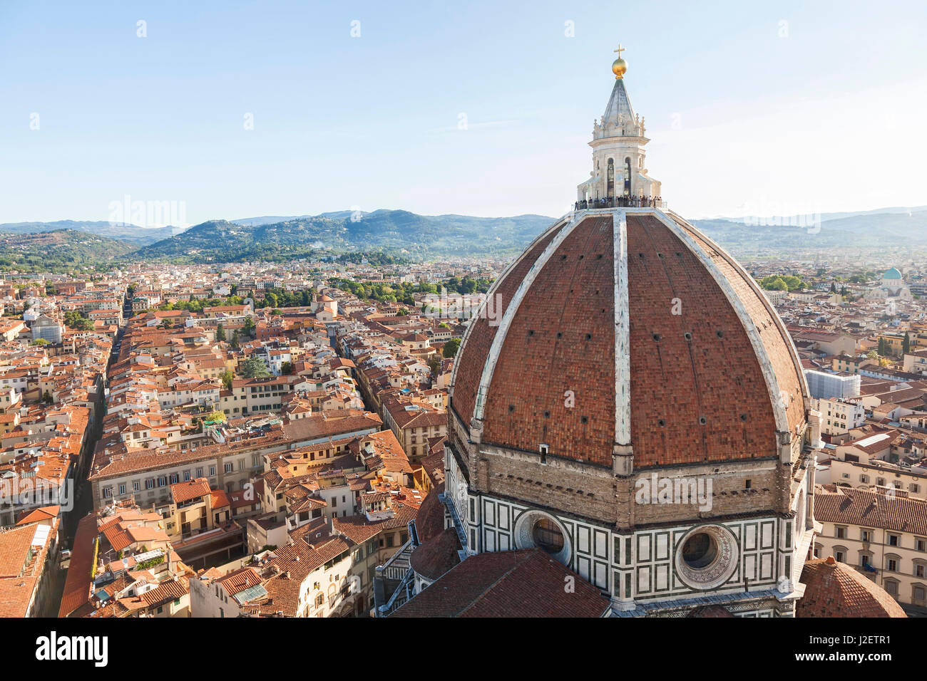 Dom Santa Maria del Fiore und Skyline über Florenz, Italien Stockfoto