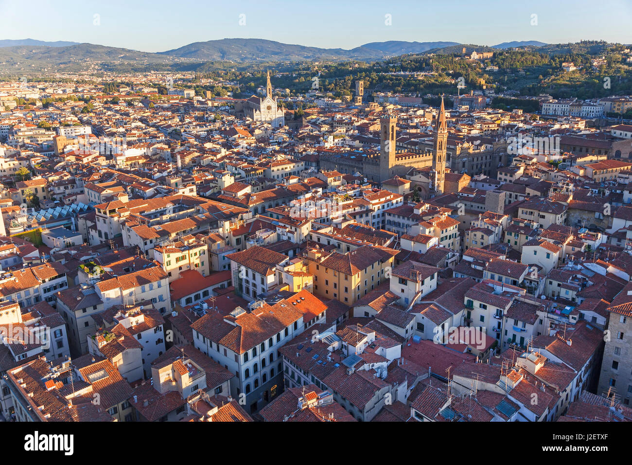 Blick über Florenz, Toskana, Italien Stockfoto
