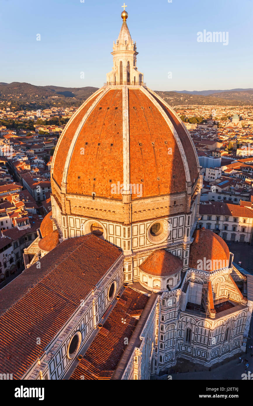 Dom Santa Maria del Fiore und Skyline über Florenz, Italien Stockfoto