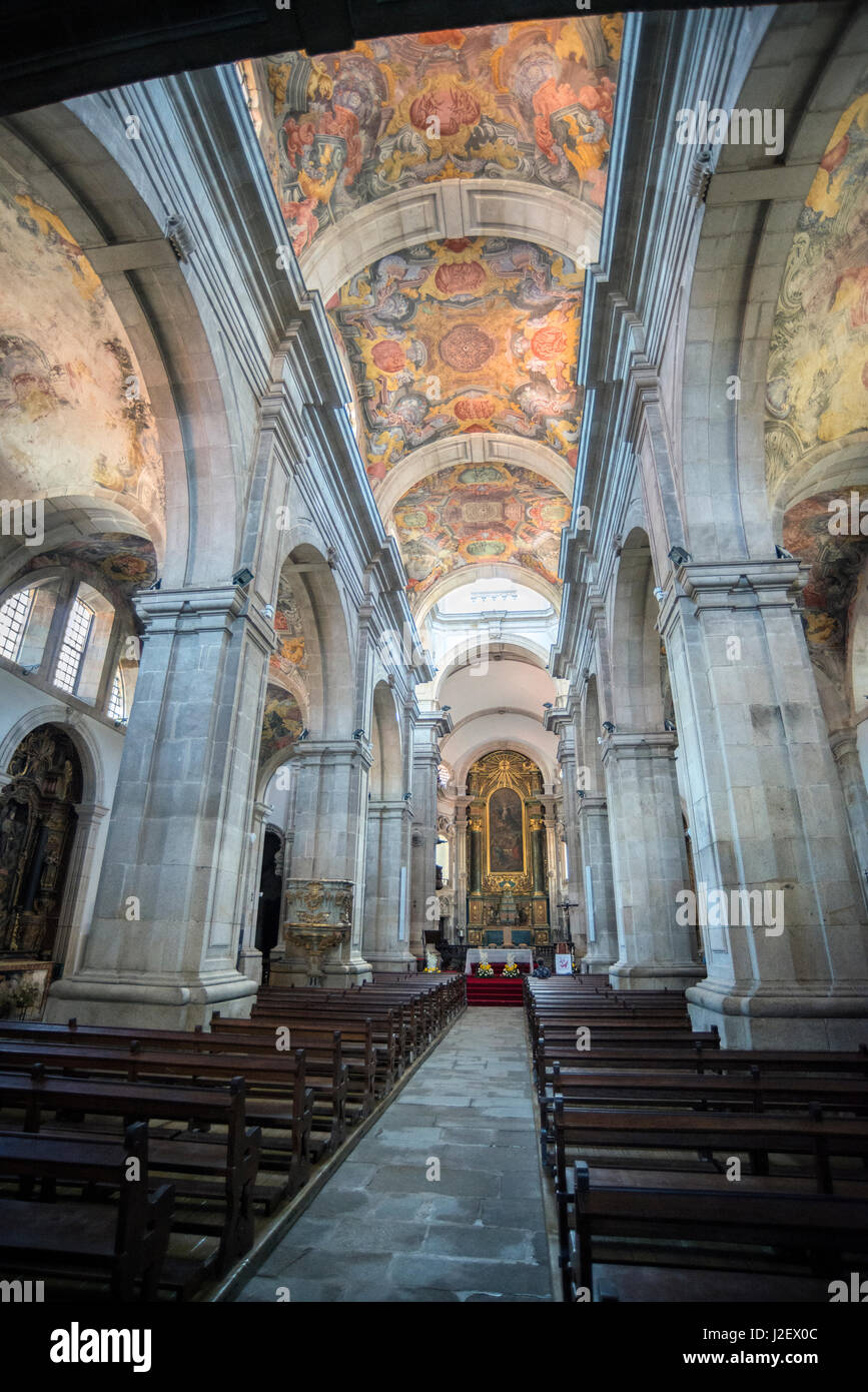 Lamego, Portugal, Innenausstattung Lamego Kathedrale (großformatige Größen erhältlich) Stockfoto