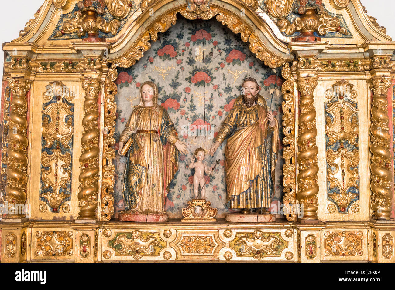Lamego, Portugal, Museum von Lamego, Altar de Jesus, Kloster von Chagas Stockfoto