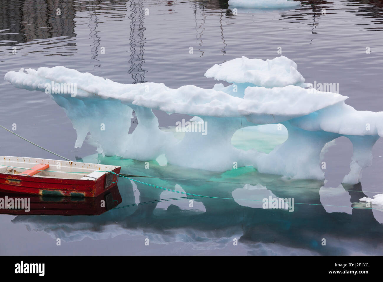 Grönland, Qaqortoq, schwimmendes Eis Stockfoto