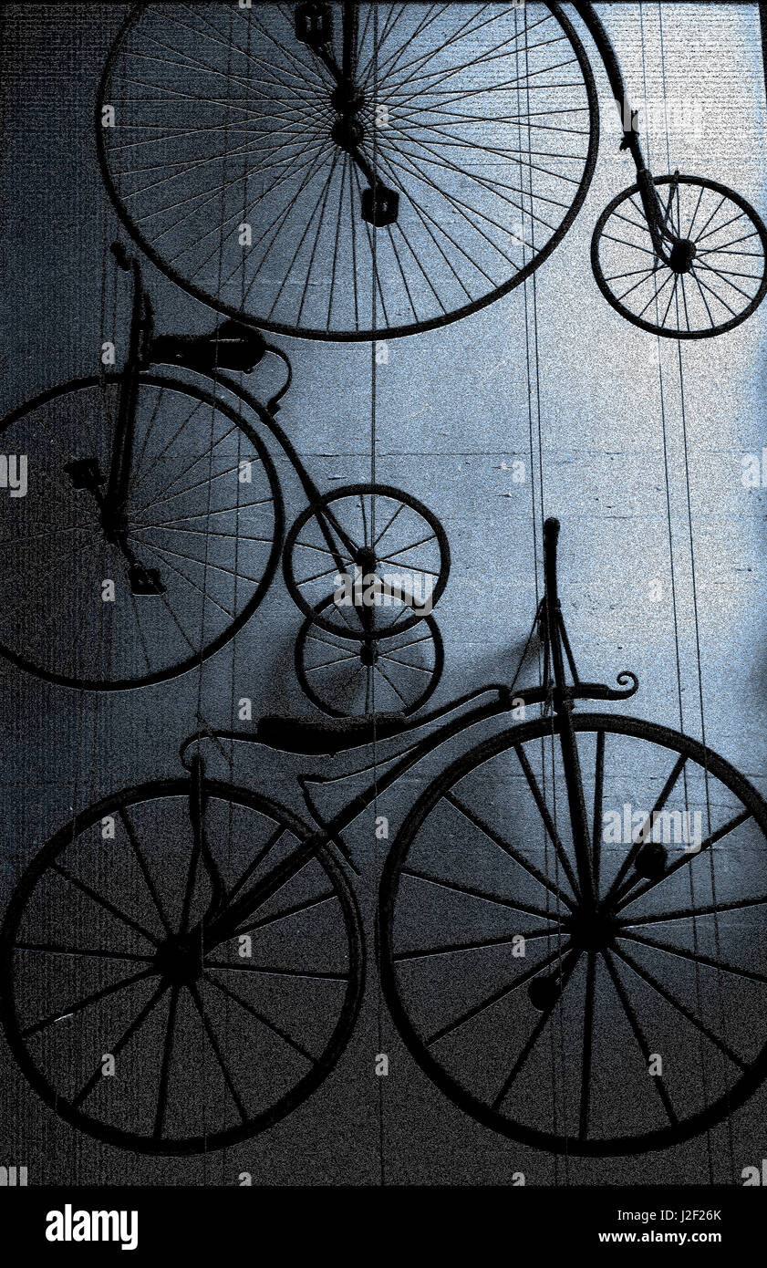 Europa, Schweiz, Luzern. Fahrrad-Display (großformatige Größen erhältlich) Stockfoto