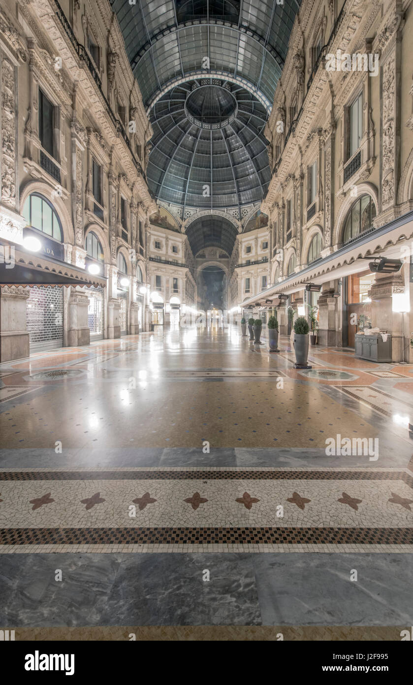 Italien, Mailand, Galleria Vittorio Emanuele II (großformatige Größen erhältlich) Stockfoto