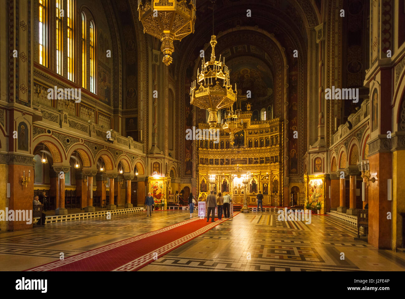 Metropolitan Cathedral, Timisoara, Rumänien, Banat Region innen Stockfoto