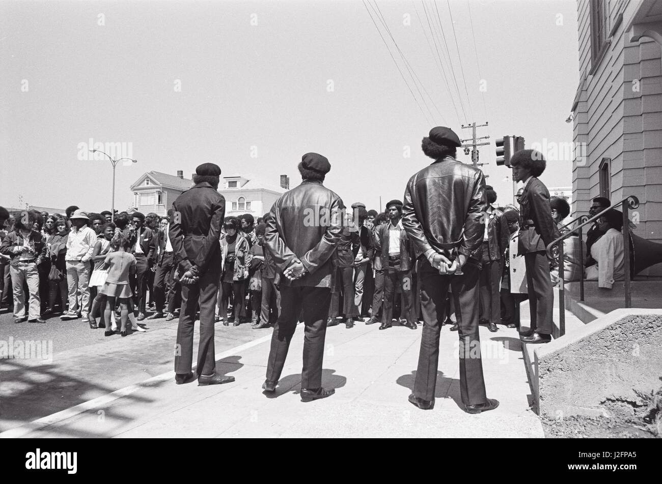 Berkeley in den 60er Jahren Krawallen Stockfoto