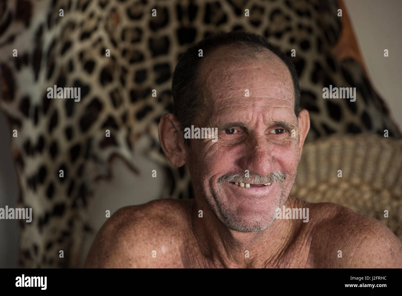 Tommy Kenyon. Saddle Mountain Ranch. Savanne Fisch, Guyana Stockfoto