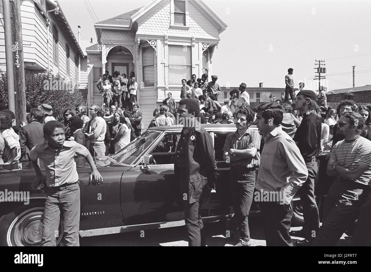 Berkeley in den 60er Jahren Krawallen Stockfoto