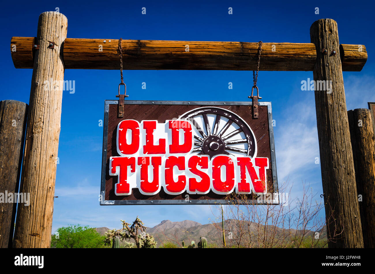Old Tucson Filmstudio, Tucson, Arizona, Usa Stockfoto