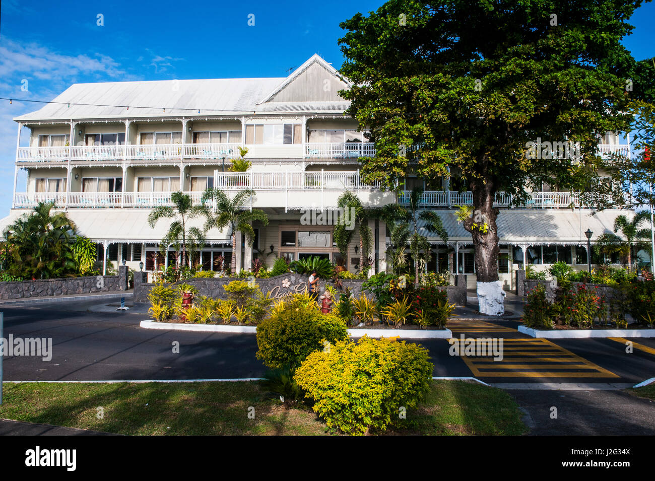 Aggie Greys Hotel, berühmten Club in Apia, Upolu, Samoa, Südsee Stockfoto