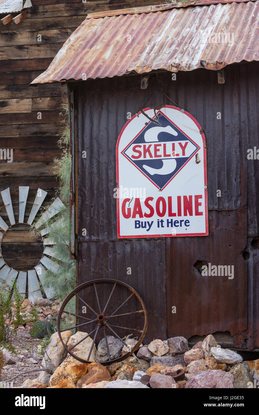 USA, Nevada, Clark County. Stadt von Nelson. Stockfoto