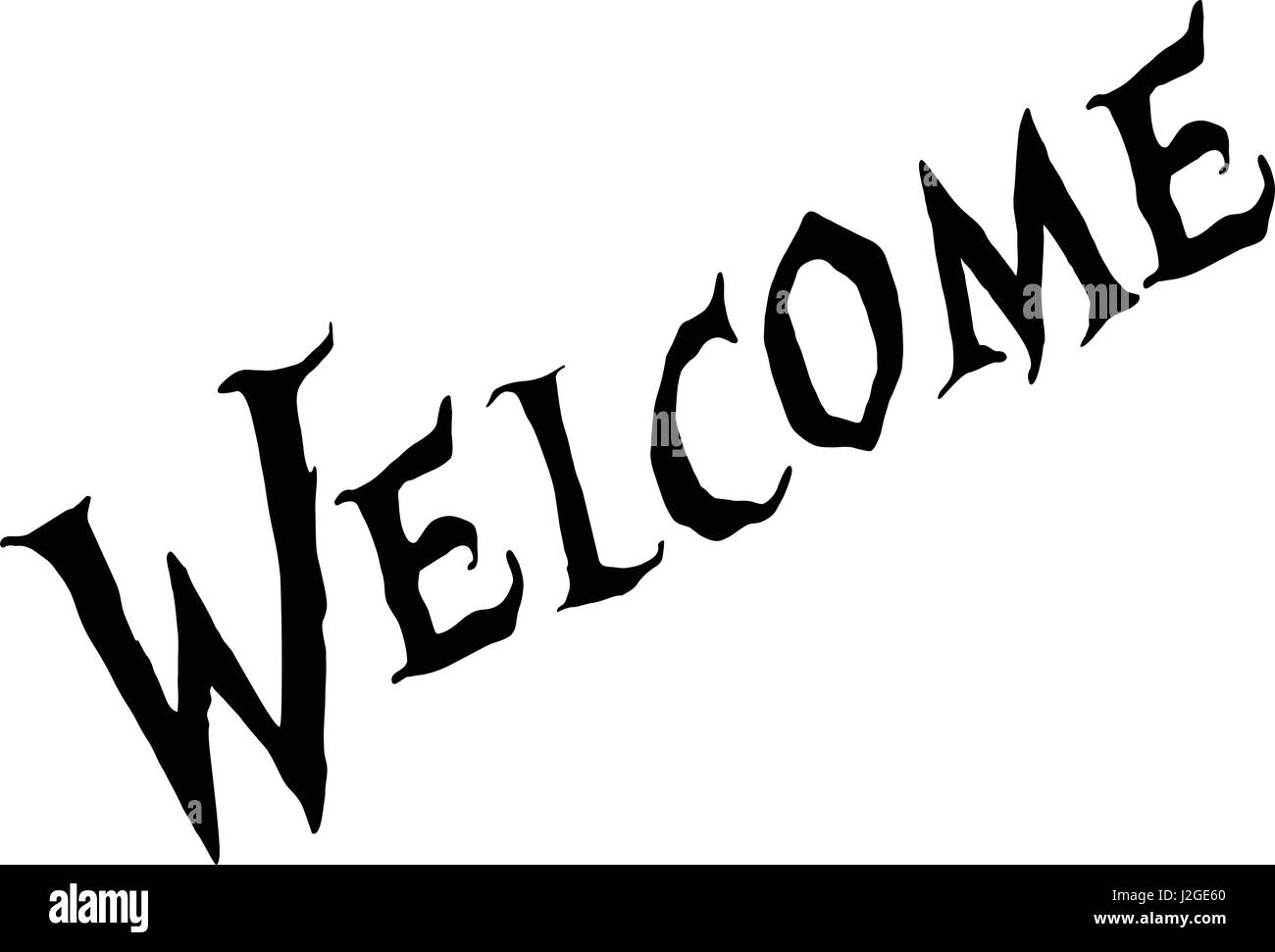 Havanna Text zeichen Abbildung auf weißen bachground Stock Vektor