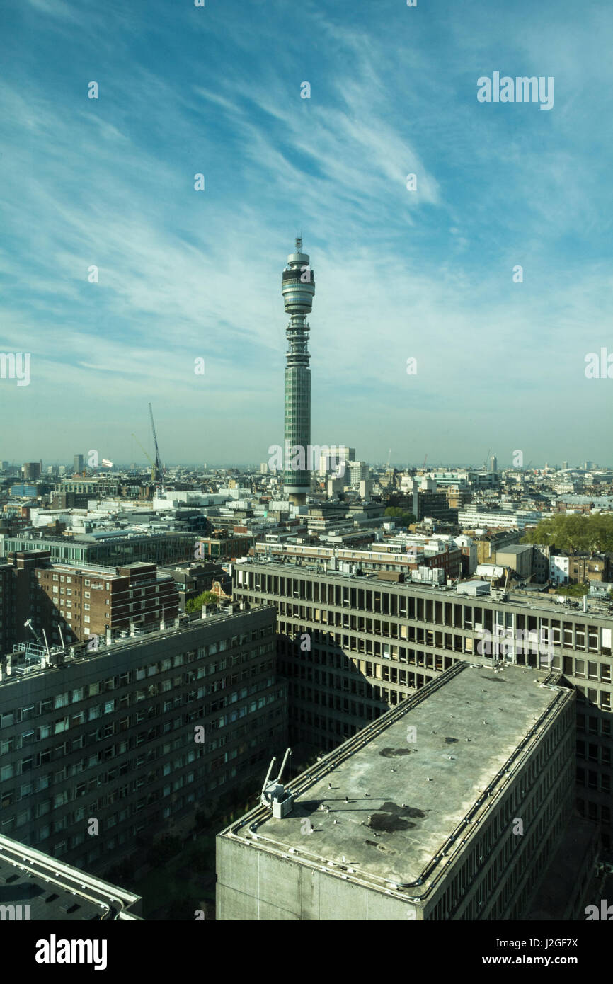 Der BT Tower in Euston, London, UK Stockfoto