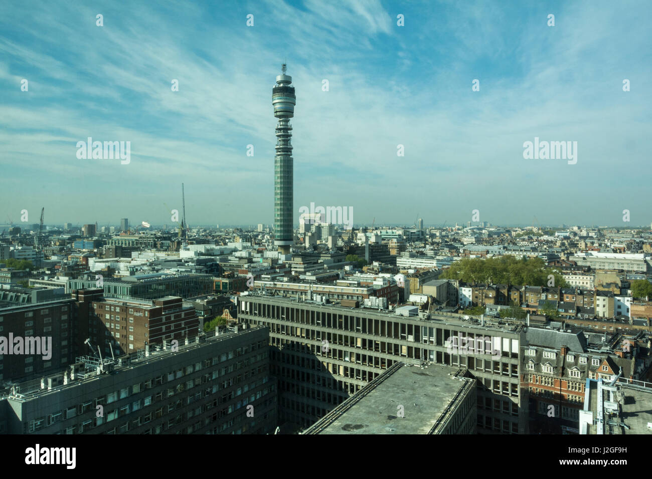 Der BT Tower in Euston, London, UK Stockfoto