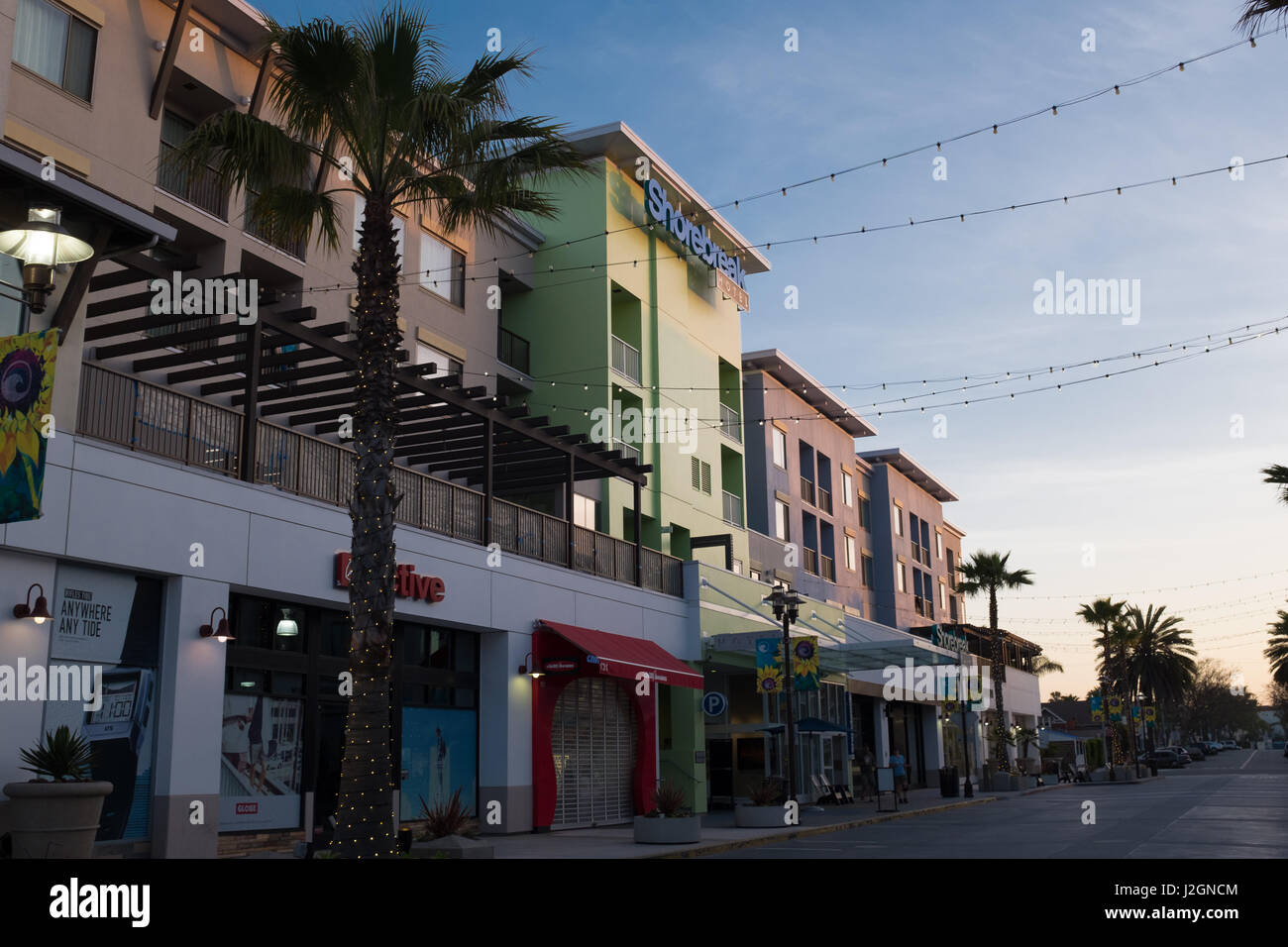 Klimpton Shorebreak Hotel, Huntington Beach, Kalifornien Stockfoto