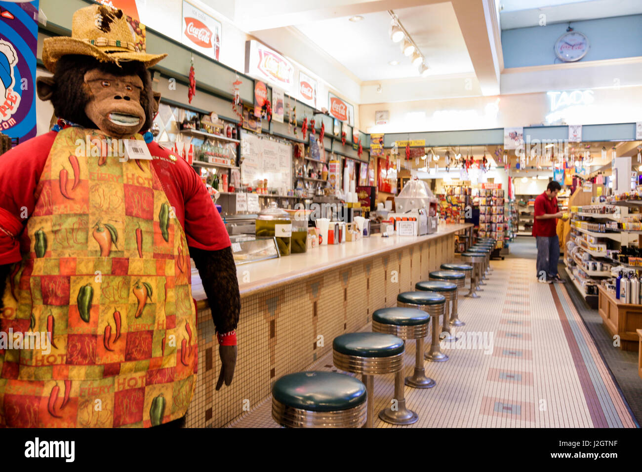 Taos, New Mexico, USA. Alten fünf und Dime Store. (Nur zur redaktionellen Verwendung) Stockfoto