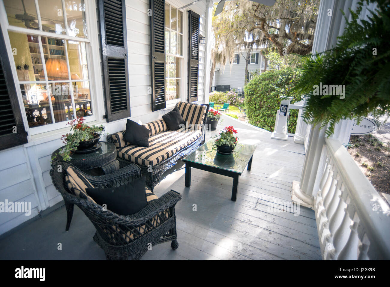 USA, South Carolina, Beaufort, The Rhett House Inn (großformatige Größen erhältlich) Stockfoto