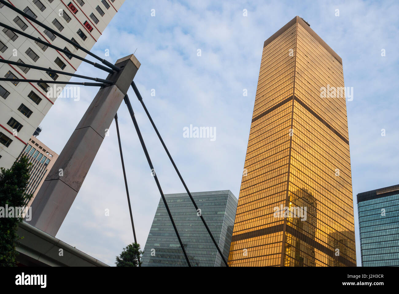 Fernen Osten Finance Centre, Hongkong Stockfoto