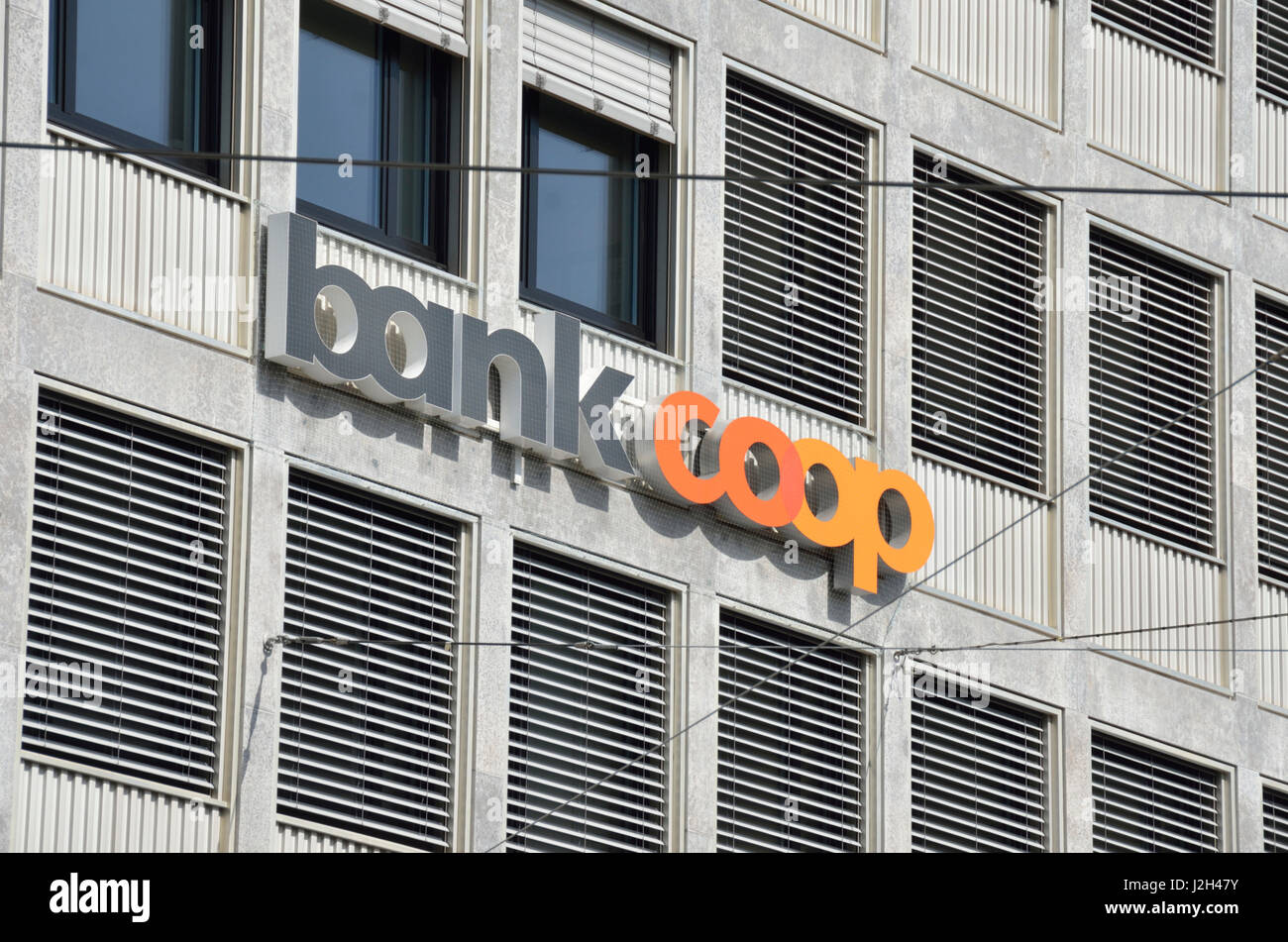 Bank Coop Aeschenplatz Basel Schweiz Stockfotografie Alamy