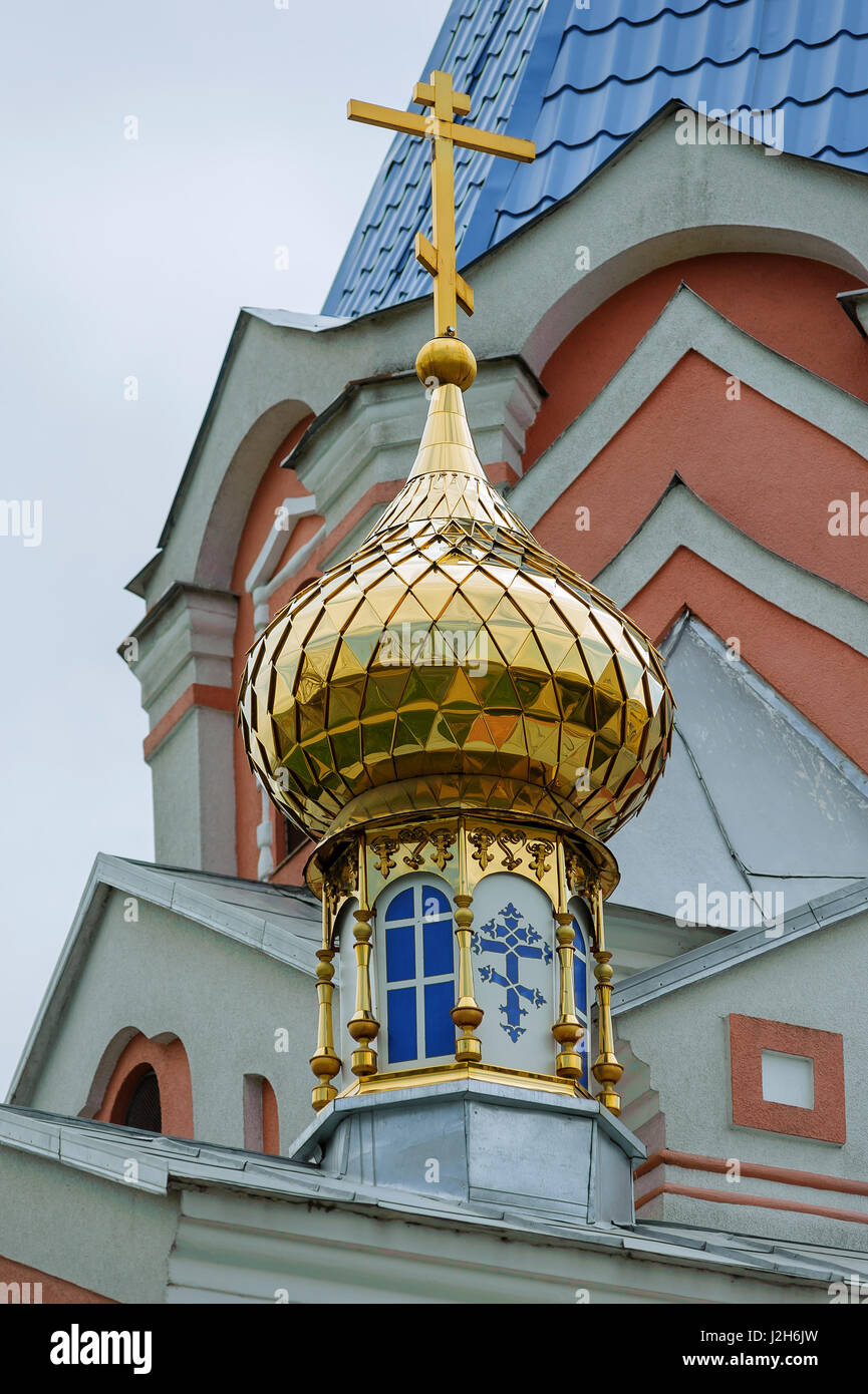 Kirche der Fürbitte orthodoxe Kirche Uzhgorod Karpaten im ersten Weltkrieg, Uzhgorod, Ukraine Stockfoto