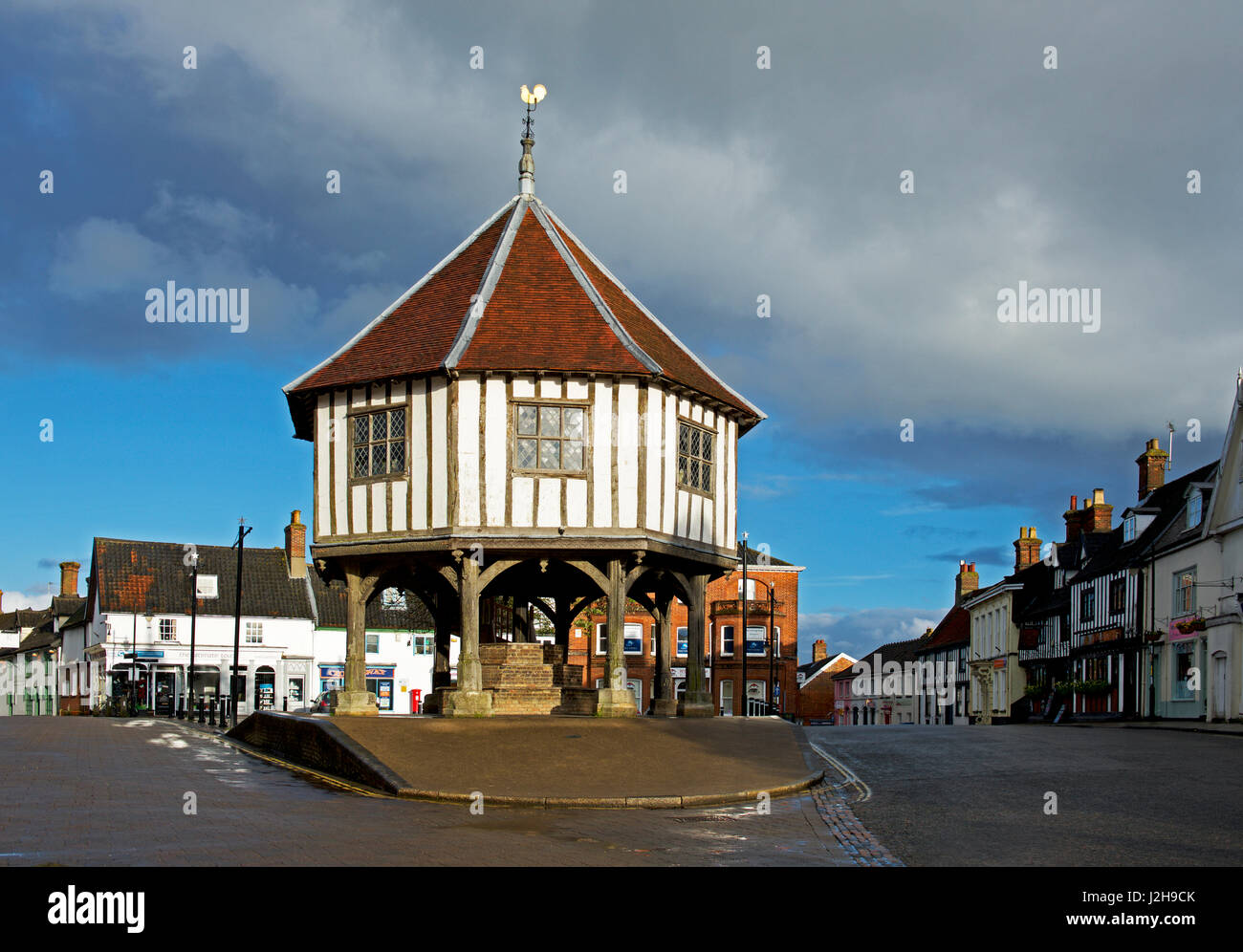 Das 17. Jahrhundert Market Cross, Wymondham, Norfolk, England UK Stockfoto