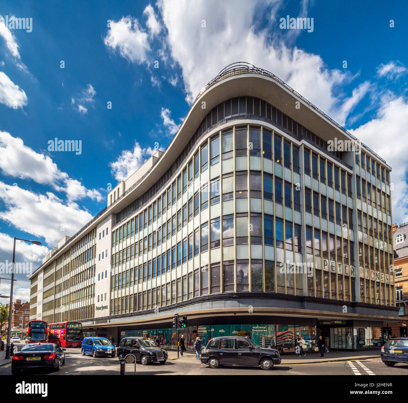 Kaufhaus Peter Jones, Sloane Square, London, UK. Stockfoto