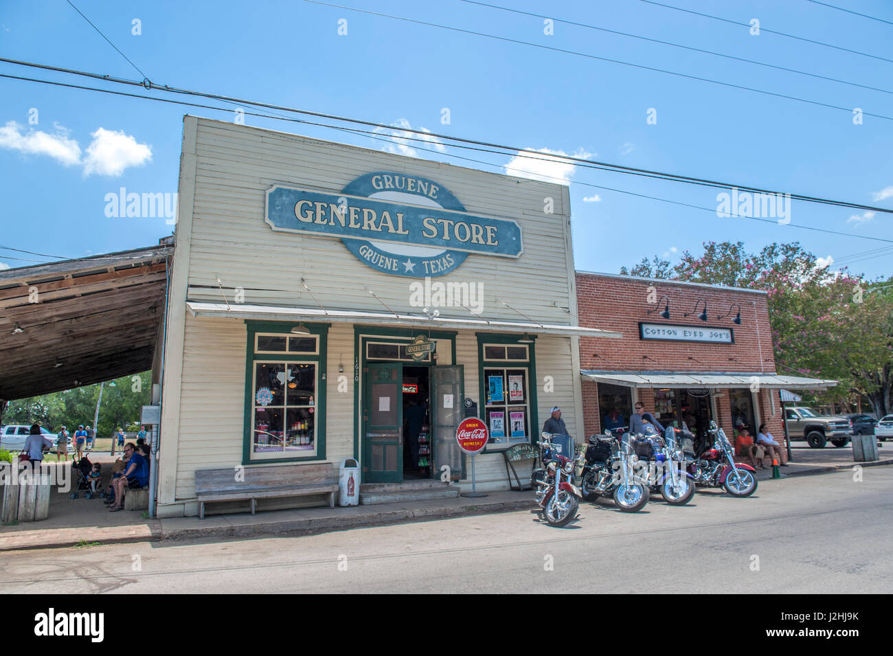 Gruene Gemischtwarenladen, Gruene, Texas, Usa (nur zur redaktionellen Verwendung) Stockfoto