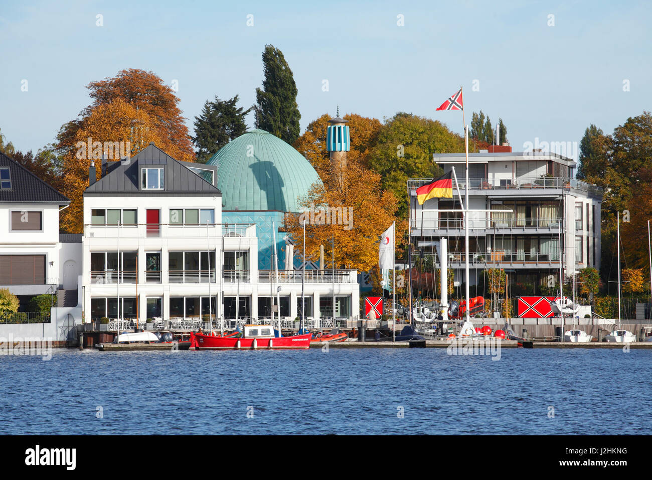 Hamburg: Iman Ali Moschee Islamisches Zentrum Uhlenhorst ich Imam-Ali-Moschee, islamisches Zentrum Hamburg in Uhlenhorst, Hamburg, Deutschland, Europa Stockfoto