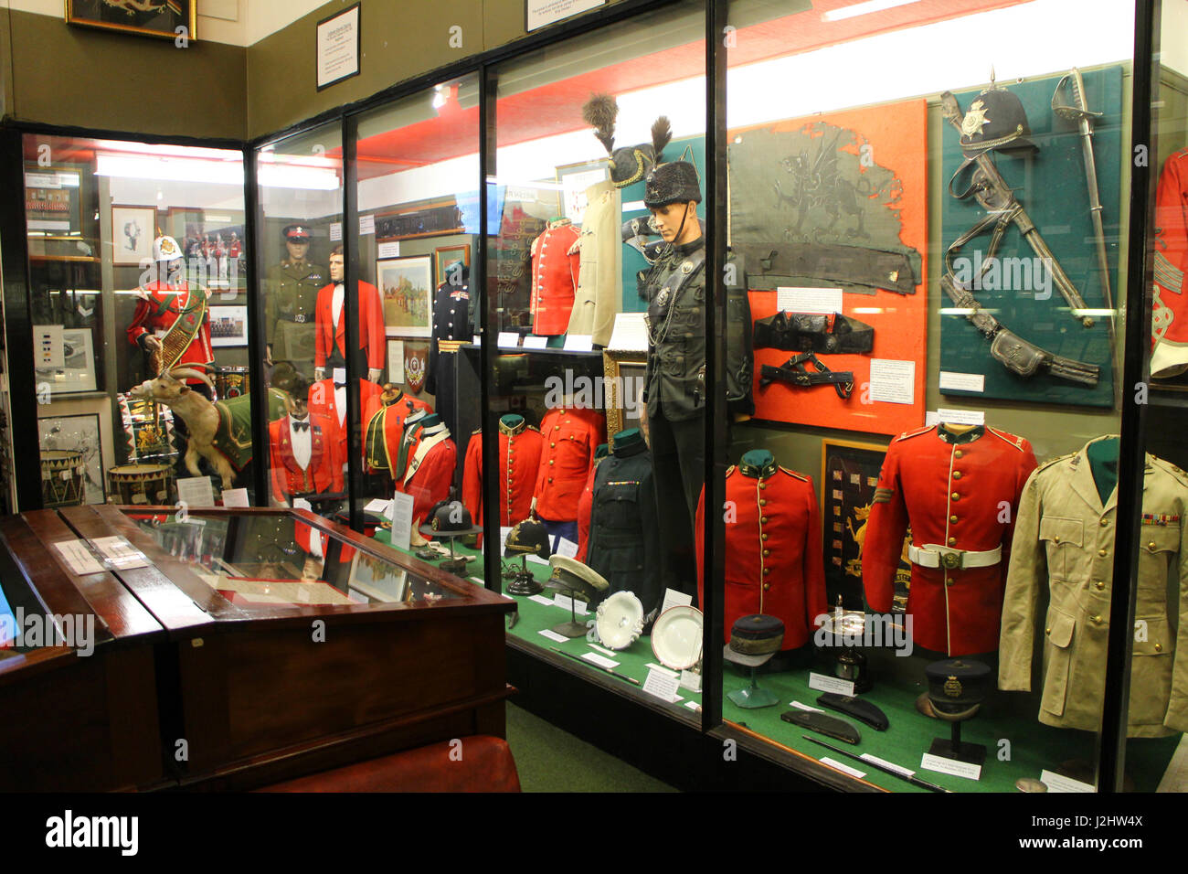 Brecon Regiments Kriegsmuseum Stockfoto