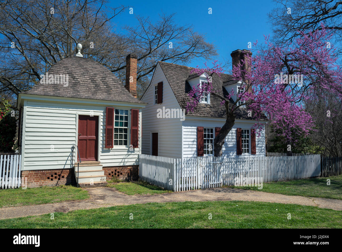 Colonial Williamsburg, Tayloe Küche (großformatige Größen erhältlich), Williamsburg, Virginia, USA Stockfoto