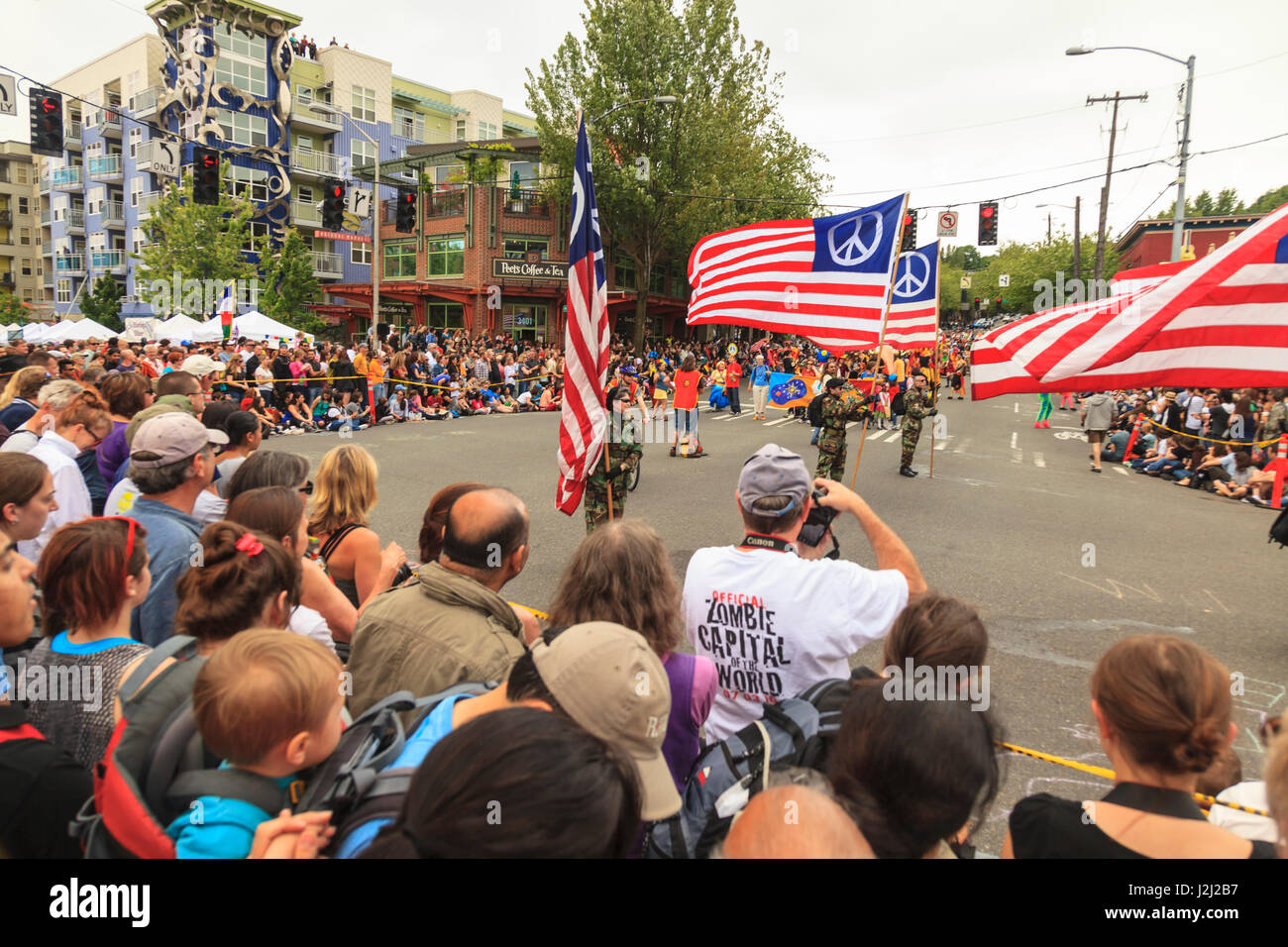 Annual fremont solstice parade seattle Fotos und Bildmaterial in