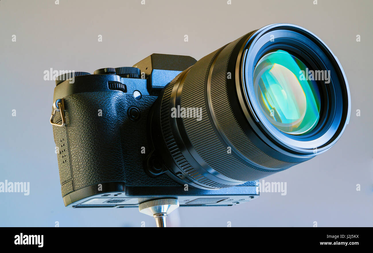Digitale Spiegelreflexkamera. Stockfoto