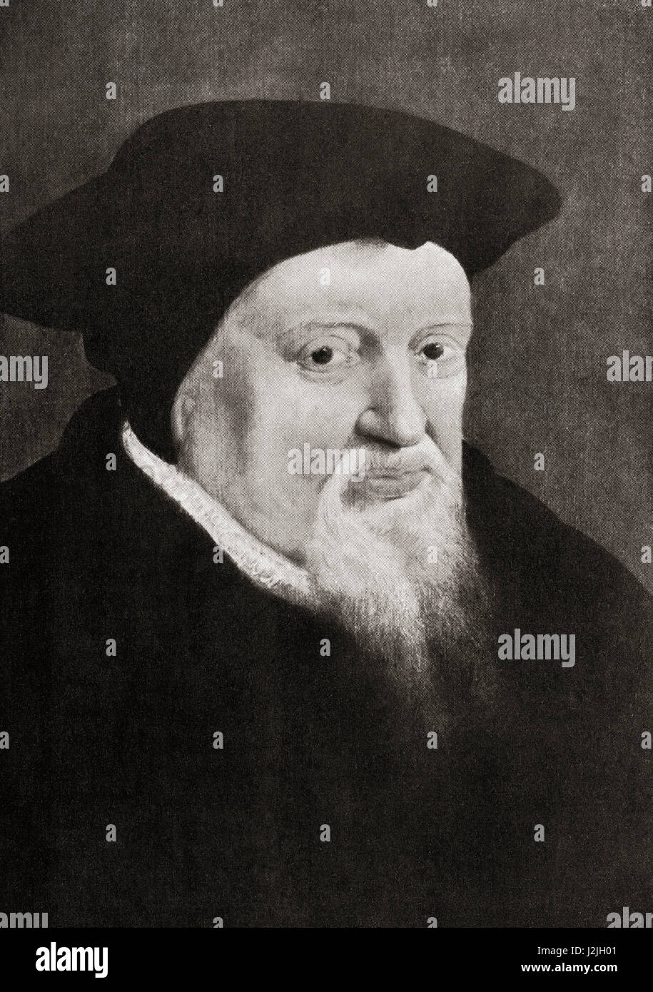 Huldrych Zwingli oder Ulrich Zwingli, 1484-1531.  Ein Führer der protestantischen Reformation in der Schweiz.  Hutchinson Geschichte der Nationen veröffentlichte 1915. Stockfoto