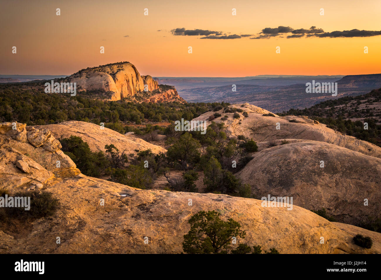 Nördlichen Comb Ridge, Utah. Bären Ohren Nationaldenkmal. Stockfoto