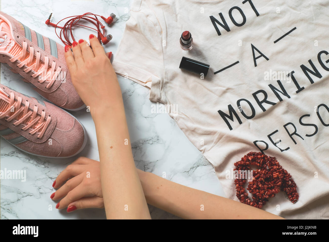 Frauen junge Mode outfit Stockfoto