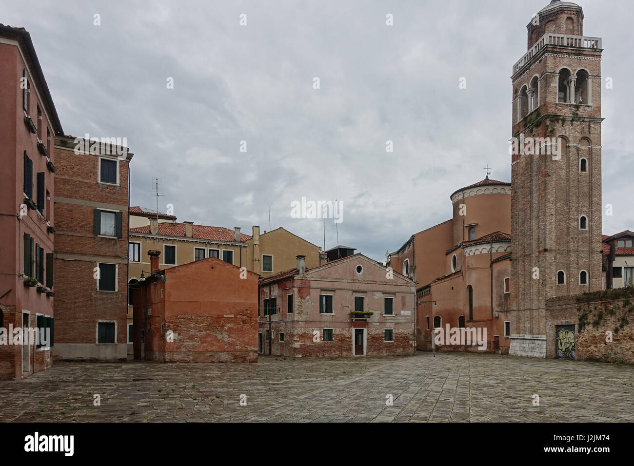 Venedig, Campazzo S. Sebastian - Venedig, Campazzo S. Sebastian Stockfoto