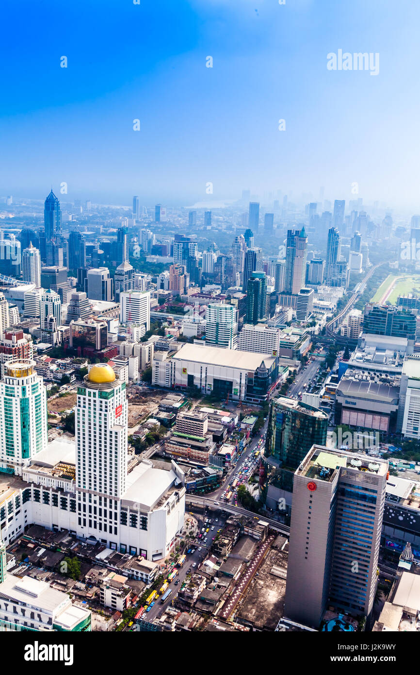 Stadt, Sicht auf Gebäude, Bangkok, Thailand. Stadtlandschaft der Bangkok Stockfoto