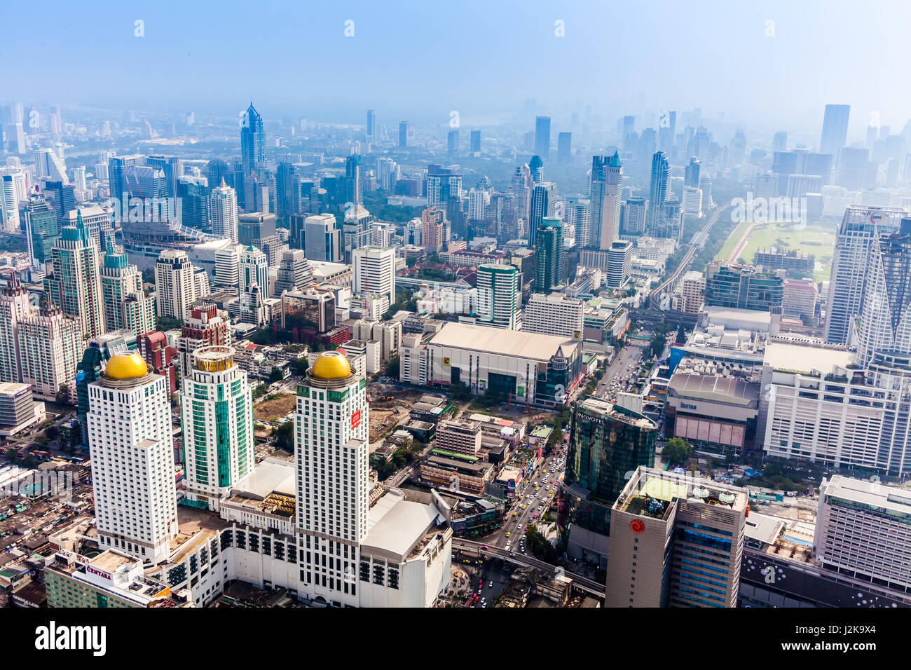 Skyline von Bangkok, Thailand Stockfoto