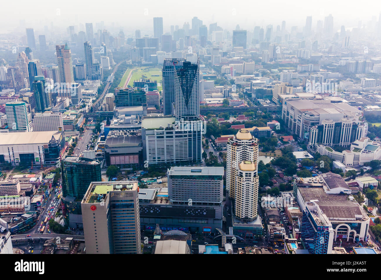 Skyline von Bangkok, Thailand Stockfoto
