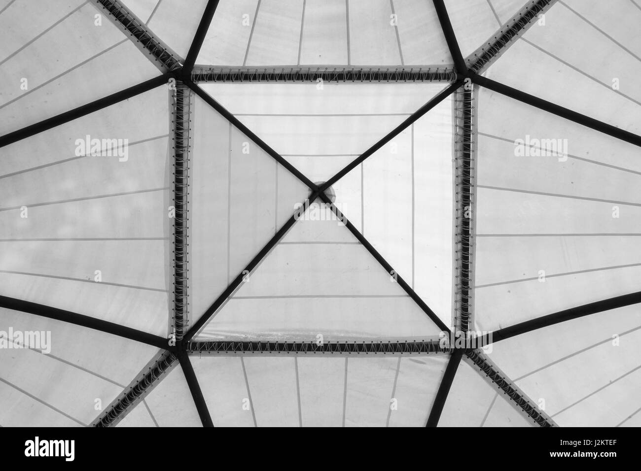 Zugfestigkeit Dach Gewebestruktur Stockfoto
