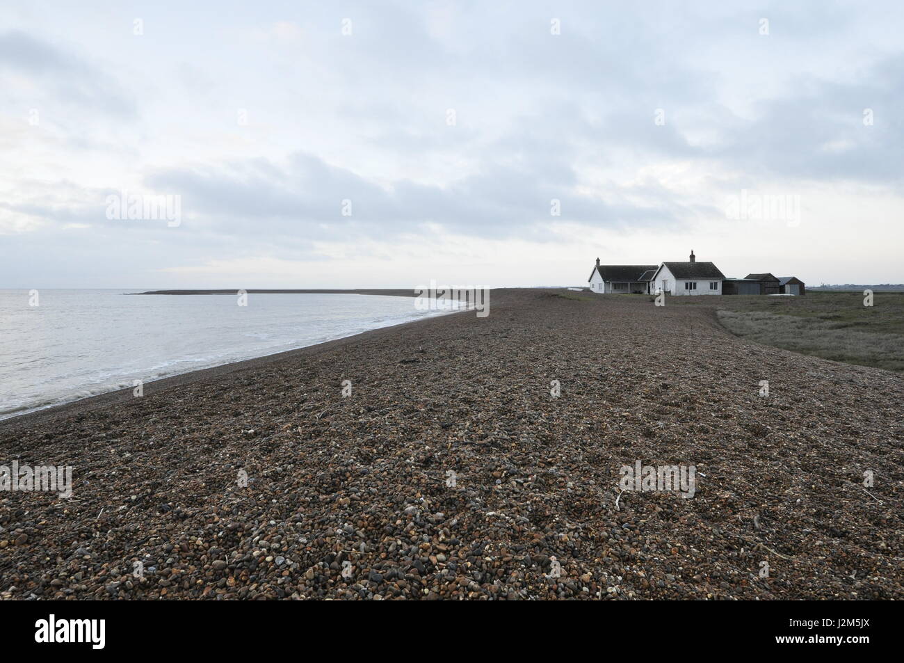 Schindel Street an der Mündung des Flusses Erz, Suffolk, England, UK Stockfoto