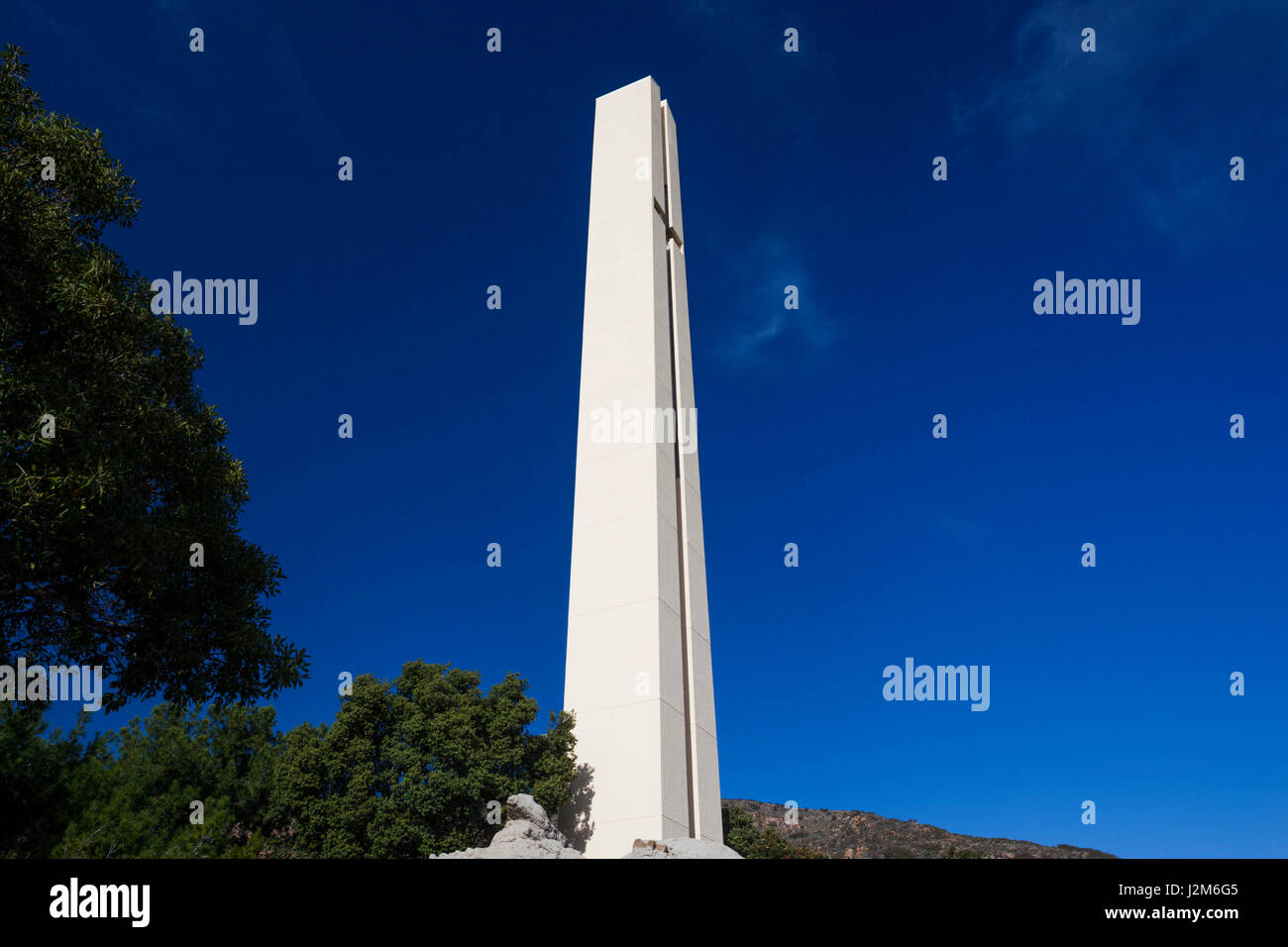 USA, California, Los Angeles-Bereich, Malibu, Pepperdine University, Philips Thema Turm Stockfoto